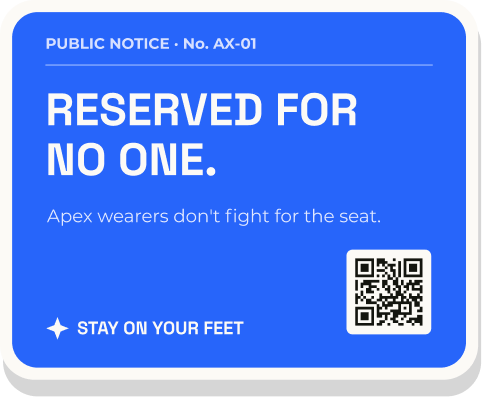 Reserved for no one sticker